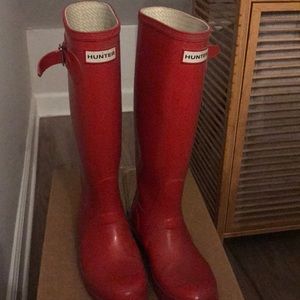 Hunter tall rain boots